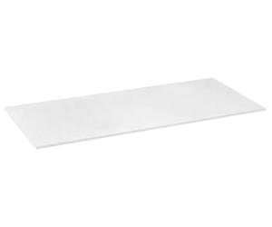 Sapho SKARA, placa de piedra artificial, color blanco mate, dimensiones 101,2 x 1,2 x 46 cm