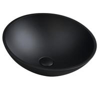 Sapho TELICA: Lavabo de vidrio para encastrar. Diámetro: 42 cm. Color: mate