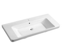 Sapho THALIE 105, lavabo de cerámica, 105x46 cm, blanco