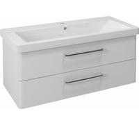Sapho THEIA, mueble bajo, 101,4 x 43,5 x 44,2 cm, 2 cajones, blanco