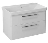 Sapho Theia - Mueble de lavabo 76x50x44 cm, 2 cajones, blanco TH080-3030