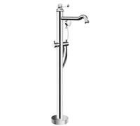 Sapho Vienna grifo de bañera y ducha en suelo cromo VO021
