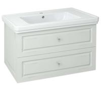 Sapho Violeta - Armario con lavabo, 83x52x46 cm, 2 cajones, blanco VI090-3131