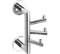 Sapho X-Round - Gancho triple giratorio, cromo XR211