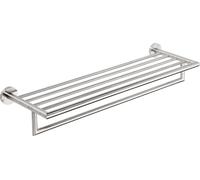 Sapho X-STEEL - Estante para toallas con barrera, acero inoxidable cepillado XS406