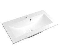 Sapho YUKON, mueble de lavabo, 70x45 cm, resina de mármol, blanco