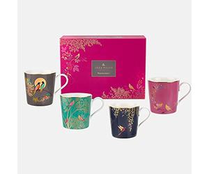 Sara Miller London Chelsea - Juego de 4 tazas surtidas, elegantes y sofisticadas, la mezcla perfecta de estilo y calidad