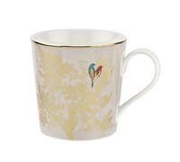 Sara Miller para Portmeirion SMCY78914-XG - Taza individual, color blanco y dorado
