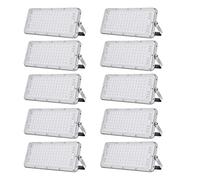 Sararoom 10Pcs 100W Focos LED Exterior 10000LM 6500K Blanco frio Proyector LED Exterior IP65 Impermeable Luz de Seguridad - Ángulo de haz 120° Reflector LED Floodlight para Jardín Garaje Patio Taller
