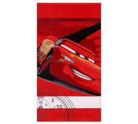 sarcia.eu Disney Cars Rojo, Toalla de Playa y baño de Secado rápido, 100% algodón 70x140 cm Oeko-Tex (Cars)