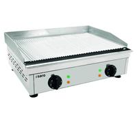 Saro FRY TOP GM 610 R, acero inoxidable, de pie independiente, acero inoxidable, 2 zonas, control mediante mandos giratorios, 300 °C