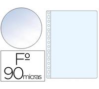 Saro Fundas multitaladro PVC cristal 90 micras tamaño folio