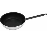 Sartén antiadherente de aluminio, de fondo plano, con revestimiento antiadherente - diámetro 24 cm