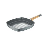 Sartén Asador de Aluminio Inducción 28x28 cm SAN IGNACIO Earth Grey Asador 28 Earth