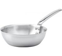 Sartén de acero inoxidable, con forma abovedada, de 16 cm de diámetro, sin tapa, marca De Buyer, modelo 3603.16