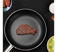 Sartén de aluminio para crepes con mango largo y bien diseñado, sartén antiadherente para cocinas de inducción de gas de 18 cm o 20 cm de diámetro, ideal para tortitas Dosa Roti Chapati (18 cm)