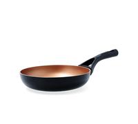 Sartén de aluminio prensado ligera y manejable de Pyrex - Antiadherente con acabado metalizado en color cobre - Apta Inducción - Diámetros 20 a 28 cm - Libre de PFOA
