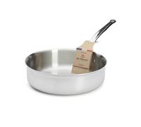 Sartén De Buyer Sauté Affinity de Acero Inoxidable Multicapa con 5 Capas para Todo Tipo de Fuegos, Ideal para Saltear, Guisar y Dorar