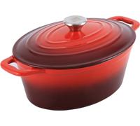 Sartén de hierro fundido esmaltado, 4 litros, 27,5x21x11 cm, apta para horno o placa de cocción, ideal para hornear, marca Xanten Carl Schmidt Sohn, modelo 070052