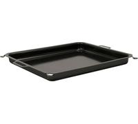 Sartén esmaltada BBQ-Toro, 64 x 52 x 5,5 cm, acero, para asadores de acero inoxidable de uso profesional (64 x 52 cm)