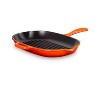 Sartén Grill Ovalada de 41,1 cm de Le Creuset, Hecha de Hierro Fundido con Revestimiento Negro Vitrificado sin Necesidad de Curado