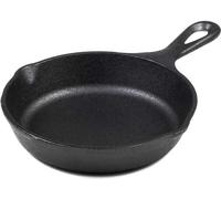 Sartén Lodge H3SK MINI, redonda, de 16,5 cm. Sartén, diámetro máximo de 17 cm, fabricada en hierro fundido/aluminio fundido, apta para cocinas de inducción