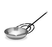 Vaello Campos – Sartén para migas Ø40 cm Acero laminado cromado Apta gas, vitro e inducción
