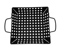 Sartén para Barbacoa Portátil Cuadrada, Acero al Carbono Negro | Placa Antiadherente, Gran Capacidad Resistente al Calor, Uso Doméstico y Exterior, para Asar