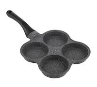 Sartén para Huevos de 4 Tazas, Sartén Antiadherente de Aluminio para Tortillas de Huevos, Sartén para Huevos, para Tortitas Suecas, Crepé para Cocina Eléctrica de Cerámica