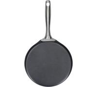 Sartén para tortillas Kitchencraft Master Class MCCP24, diámetro máximo de 24 cm, fabricada en hierro fundido/aluminio fundido, apta para cocinas de inducción, con revestimiento antiadherente