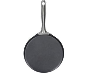 Sartén para tortillas Kitchencraft Master Class MCCP24, diámetro máximo de 24 cm, fabricada en hierro fundido/aluminio fundido, apta para cocinas de inducción, con revestimiento antiadherente