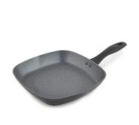 Sartén parrilla Russell Hobbs RH02813EU7, plancha antiadherente, inducción, para preparar carnes, sin o con poco aceite para una cocina saludable, Metallic Marble, aluminio forjado, 28 cm