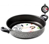 Sartén Pengo Sautepan de 30 cm con tapa, de aluminio, con un diámetro de 30 cm