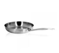 Sartén Profesional de Acero Inoxidable 18/10 Satinado de De Buyer, Ideal para Plancha, Sellado y Fritura en Todo Tipo de Cocina, Horno y Lavavajillas