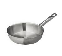 Sartén profesional METRO HS-FP24, 24 cm de diámetro máximo, acero inoxidable, apta para cocinas de inducción
