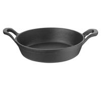 Sartén redonda de hierro fundido Olympia, con asas, de 18 cm