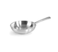 Sartén Sin Antiadherente Modelo Foodie | Sartén de Acero Inoxidable | Compatible con Todo Tipo de Cocinas