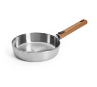 Sartén universal LOGIC STEEL 20 cm, con mango extraíble, acero inoxidable, WOLL
