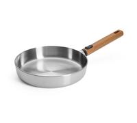 Sartén universal LOGIC STEEL 24 cm, con mango extraíble, acero inoxidable, WOLL