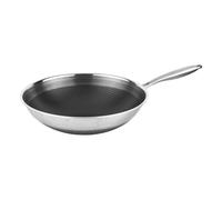 Sartén Wok de Acero Inoxidable Premium con Interior Antiadherente en Panal 32 cm