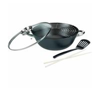 Sartén wok gsw acero acero forjado ø 32 cm 4 piezas 29.36 cm