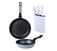 Sartenes ø20ø26cm inducción noia y cuchillos de cocina