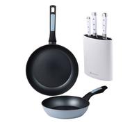 Sartenes ø20ø26cm inducción noia y cuchillos de cocina