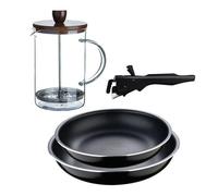 Sartenes ø22ø26cm inducción click&cook y cafetera de émbolo 26 cm