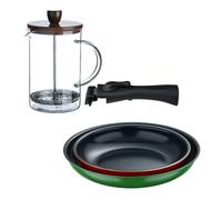 Sartenes ø22ø26cm inducción click&cook y cafetera de émbolo 26 cm