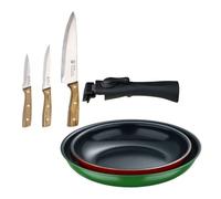Sartenes ø22ø26cm inducción click&cook y cuchillos de cocina