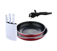 Sartenes ø22ø26cm inducción click&cook y cuchillos de cocina
