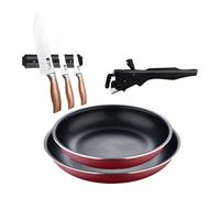 Sartenes ø22ø26cm inducción click&cook y cuchillos de cocina 26 cm