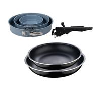 Sartenes ø22ø26cm inducción click&cook y juego de moldes horno 26 cm