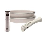 Sartenes ø24ø28cm inducción click&cook y pulverizador de aceite 28 cm